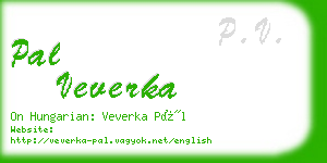 pal veverka business card